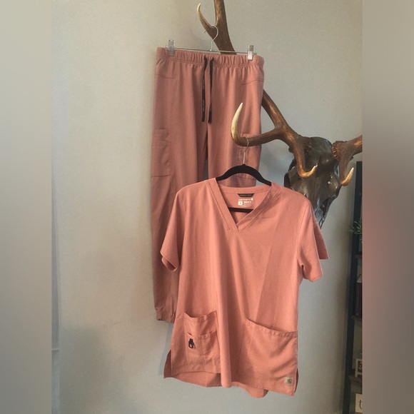 Carhartt Other - Carhartt Mauve Scrub Set
